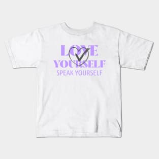 Love Yourself, Speak Yourself - BTS Kids T-Shirt